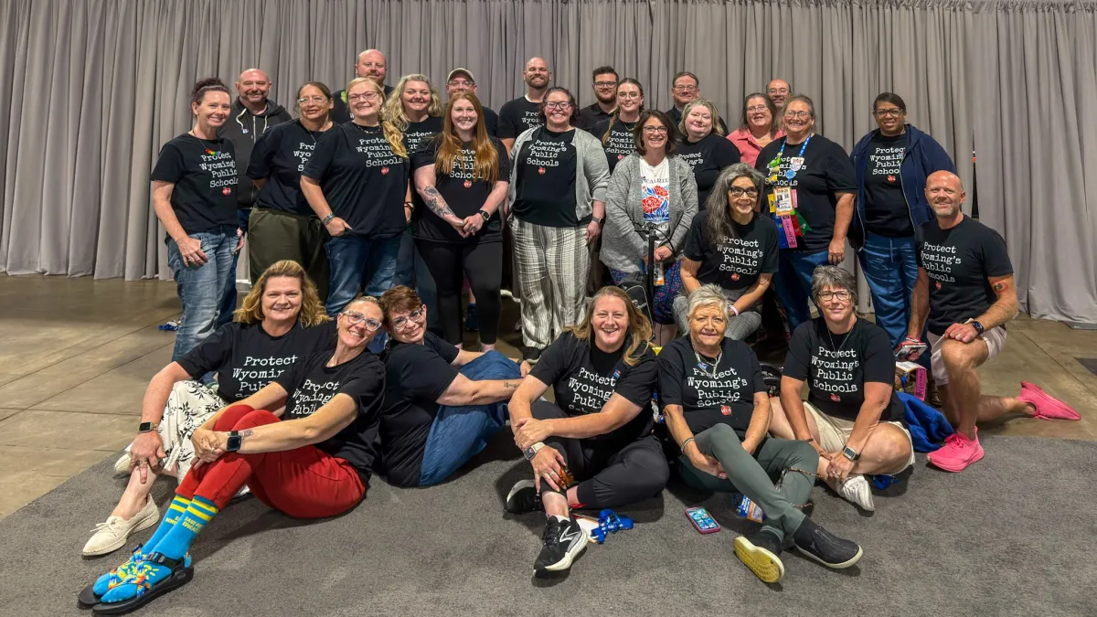 WEA Staff at Representative Assembly 2026