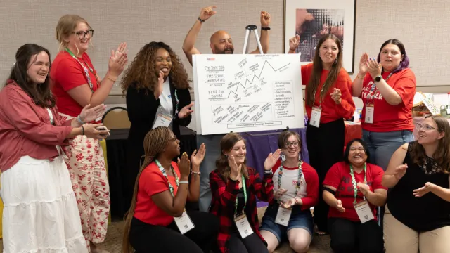 aspiring educators at the 2026 NEA aspiring educator conference
