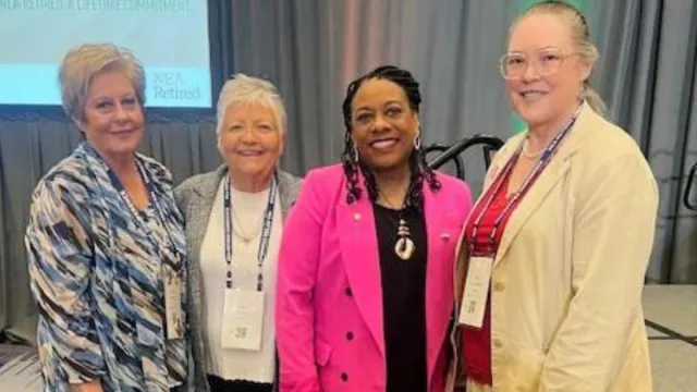 WEA Retired members at the 2026 NEA Leadership Summit
